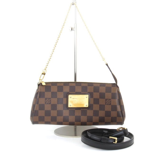 美品『USED』 LOUIS VUITTON ルイ・ヴィトン エヴァ N55213 ショルダーバッグ ダミエキャンバス ダミエ