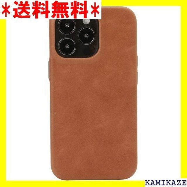 ☆ YAKUNO iPhone 13 Pro Case ア Brown 2475