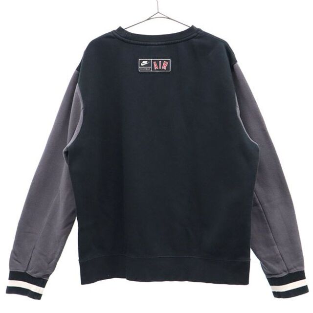 NIKE - ナイキ ロゴプリント スウェット L ブラック×グレー NIKE 長袖