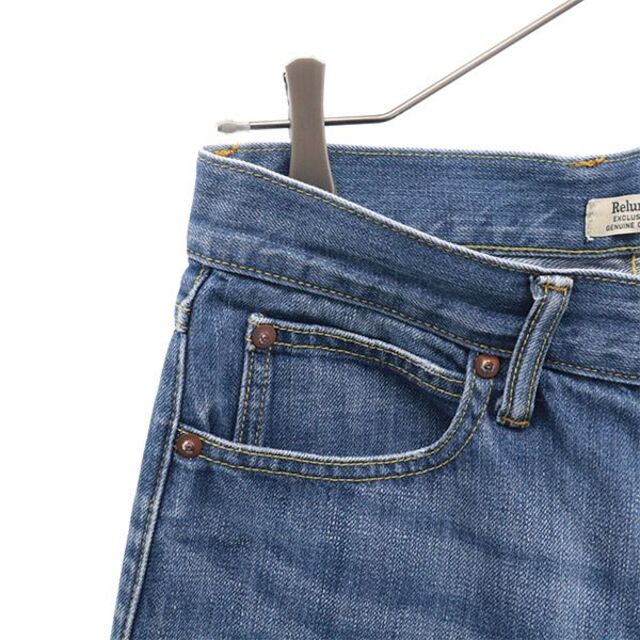 ジャーナルスタンダードレリュームジーンズ ワイド デニムパンツ 38 ブルー JOURNAL STANDARD Relume jeans ジーンズ レディース 【中古】  【230502】 レディースのパンツ(ショートパンツ)の商品写真