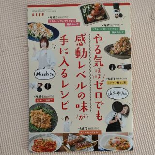 やる気ほぼゼロでも感動レベルの味が手に入るレシピ　ESSE6月号別冊付録(料理/グルメ)