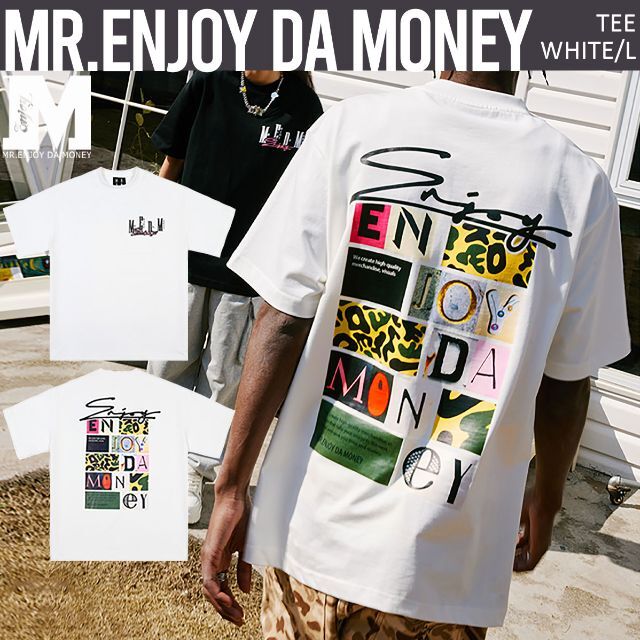 MR.ENJOY DA MONEY MEDM 正規品 Tシャツ シロ L