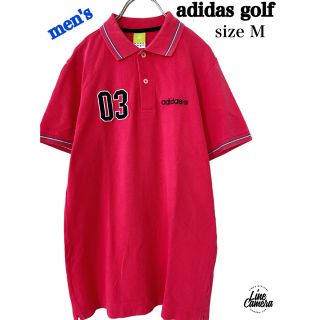 アディダス(adidas)のadidas golf アディダスゴルフ　ポロシャツ　メンズM  半袖シャツ(ウエア)