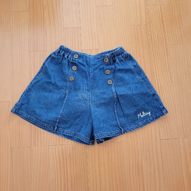 デニムショートパンツ キッズ/ベビー/マタニティのキッズ服男の子用(90cm~)(パンツ/スパッツ)の商品写真