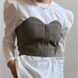 Ameri◆3WAY BARE TOP COMBINAISON コーデセット
