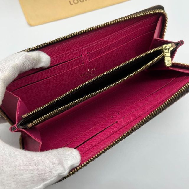 極美品 クレマンス モノグラムフラワー ルイヴィトン 長財布 ラウンド