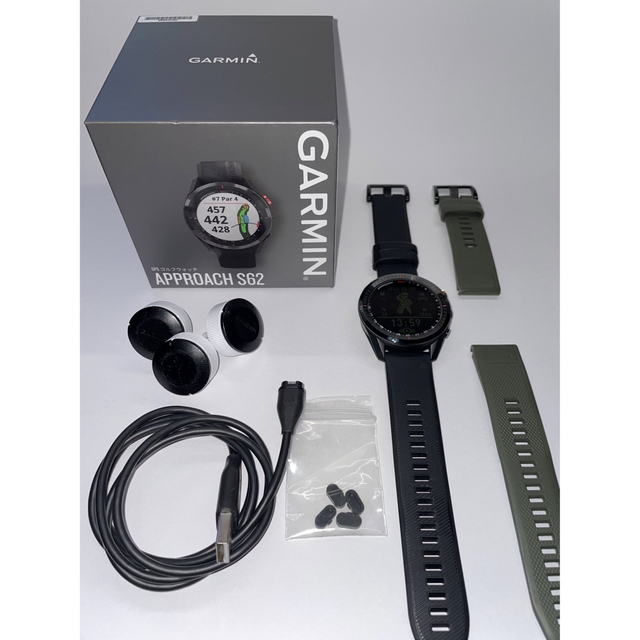 最安値級価格 - GARMIN Garmin GPSゴルフウォッチ S62 APPROACH その他