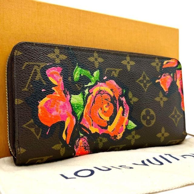 美品 ジッピーウォレット モノグラムローズ ルイヴィトン 長財布