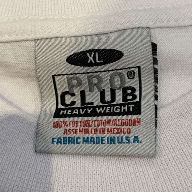 PRO CLUB(プロクラブ)の新品未使用 プロクラブ 無地長袖Tシャツ ヘビーウエイト ロンT 白黒２枚 XL メンズのトップス(Tシャツ/カットソー(七分/長袖))の商品写真