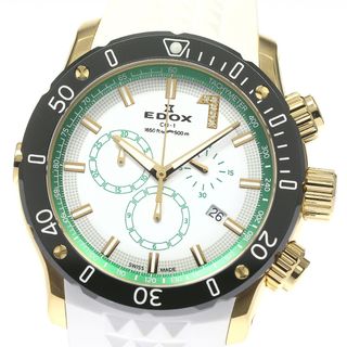 エドックス(EDOX)のエドックス EDOX 1021-37JV5-BIDV8 クロノオフショア1 バイアピーク シートゥースカイ 限定300本 クォーツ メンズ 箱・保証書付き_749618(腕時計(アナログ))