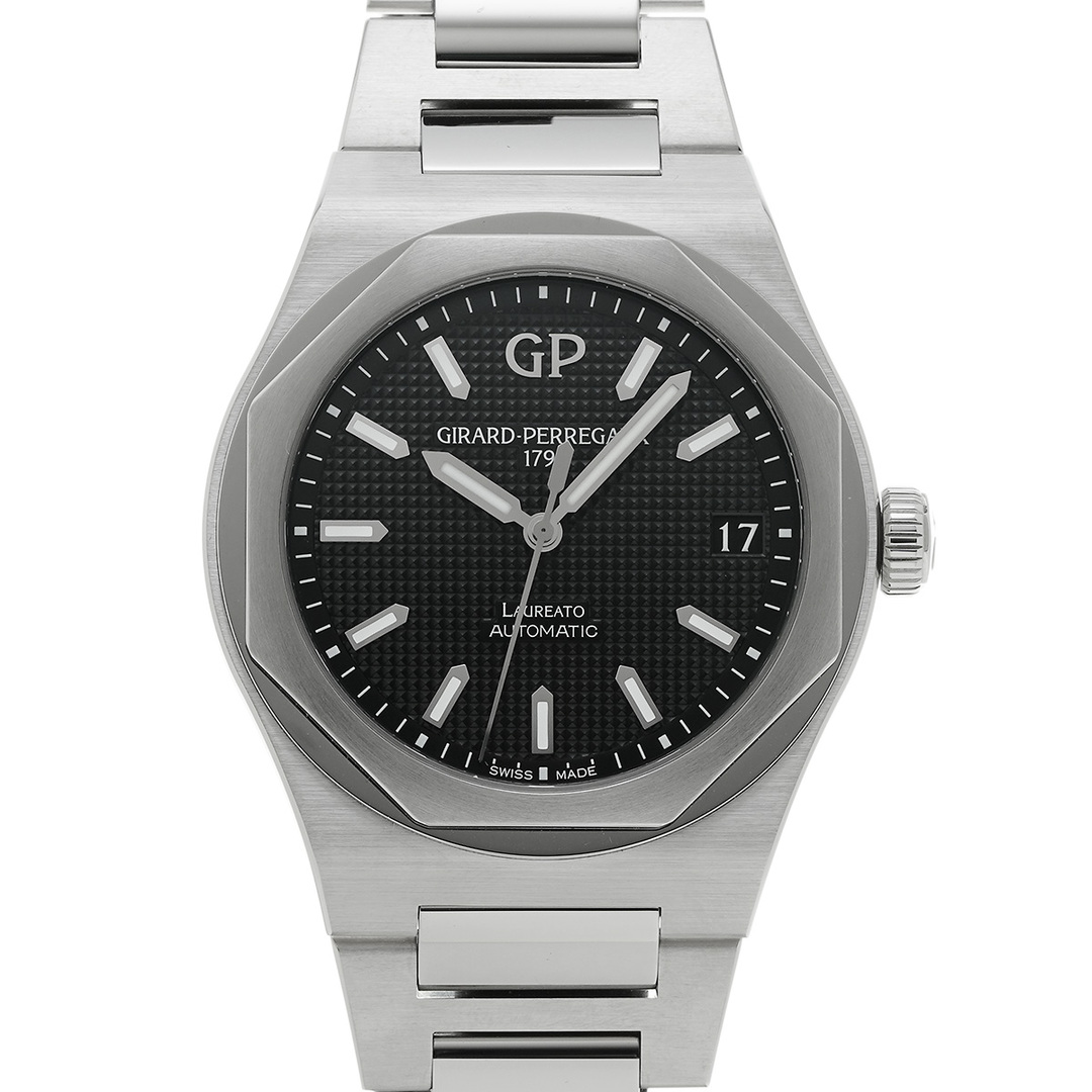 GIRARD-PERREGAUX(ジラールペルゴ)の中古 ジラール ペルゴ GIRARD-PERREGAUX 81010-11-634-11A ブラック メンズ 腕時計 メンズの時計(腕時計(アナログ))の商品写真