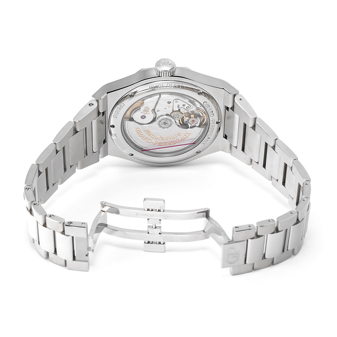 GIRARD-PERREGAUX(ジラールペルゴ)の中古 ジラール ペルゴ GIRARD-PERREGAUX 81010-11-634-11A ブラック メンズ 腕時計 メンズの時計(腕時計(アナログ))の商品写真