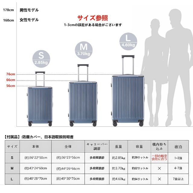 ISUKI スーツケース ファスナー キャリーバッグ キャリーケース 機内持込  その他のその他(その他)の商品写真