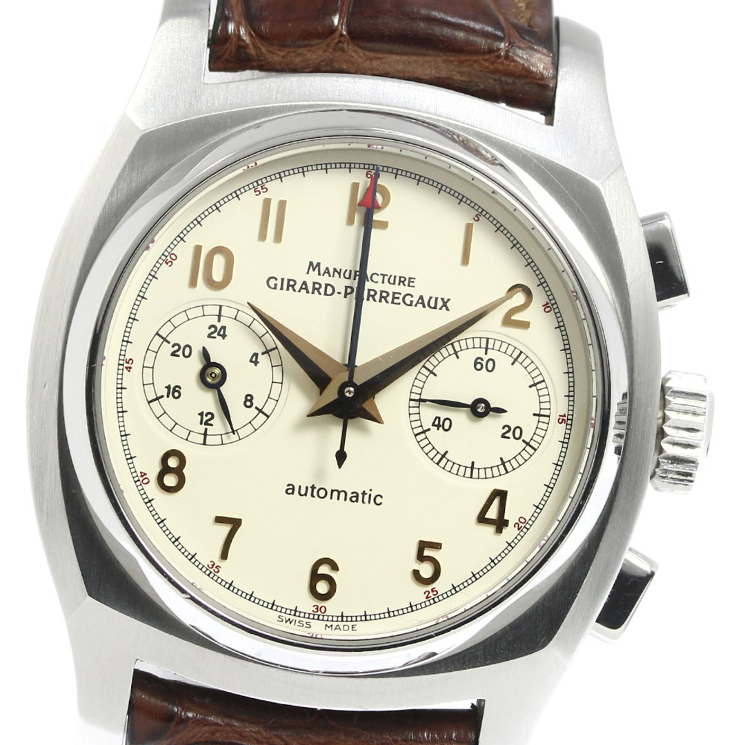 GIRARD-PERREGAUX(ジラールペルゴ)のジラール・ペルゴ GIRARD-PERREGAUX 2598 ヴィンテージ 1960 クロノグラフ 自動巻き メンズ _745682 メンズの時計(腕時計(アナログ))の商品写真