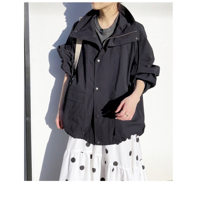 ☆大人気商品☆ Spick Span リサイクルナイロン撥水ブルゾン ブラック