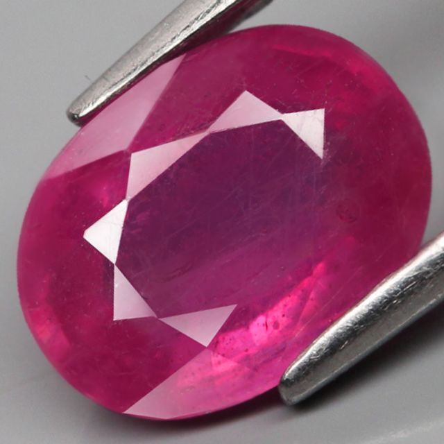 【天然大粒ルビールース 2.28ct:92891】Natural Ruby