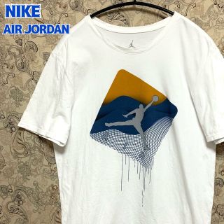 ジョーダン(Jordan Brand（NIKE）)のNIKE ナイキ エアジョーダン 半袖Tシャツ ロゴプリント 古着 ジャンプマン(Tシャツ/カットソー(半袖/袖なし))