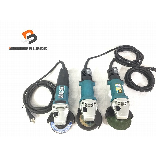 ☆品 3点セット☆makita マキタ ディスクグラインダ 9533BL 9533B GA4032 研磨 切削 70322
