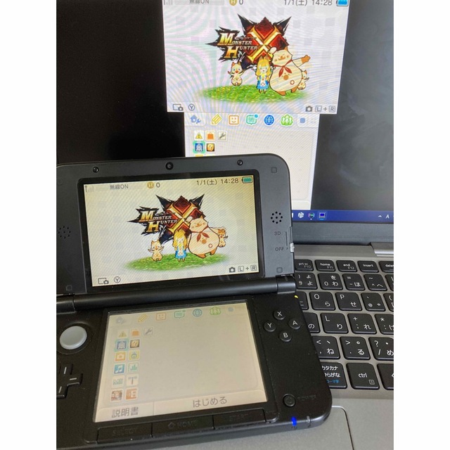 ニンテンドー3DS LL キャプチャー可能