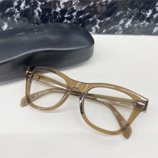 レイバン(Ray-Ban)のレイバン メガネフレーム RB0707 OPTICS 透明ライトブラウン(サングラス/メガネ)