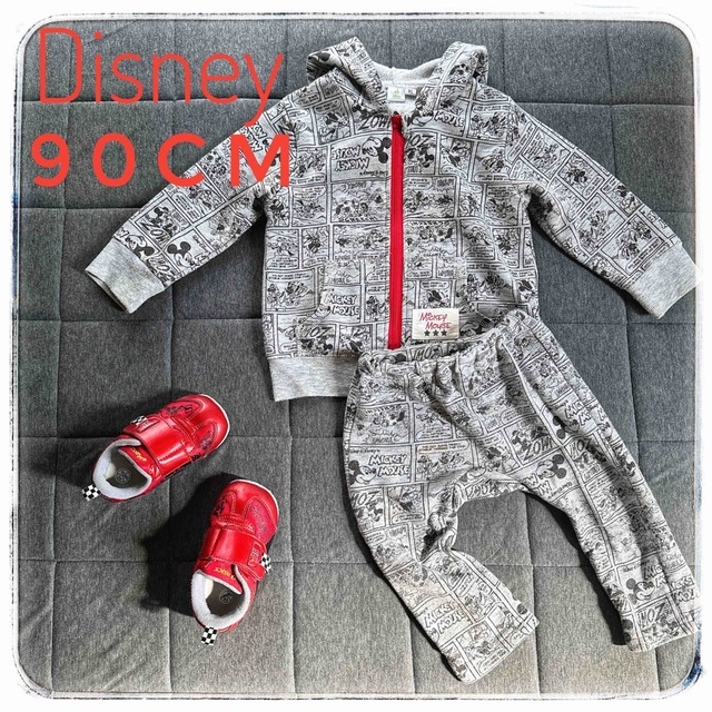 Disney(ディズニー)のDisney ミッキー セットアップ キッズ/ベビー/マタニティのキッズ服男の子用(90cm~)(その他)の商品写真