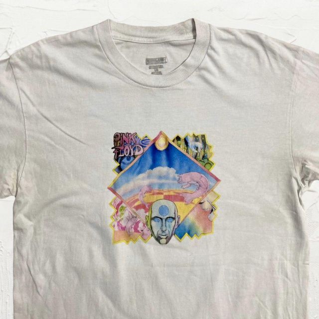 KEE ビンテージ   白 ピンクフロイド　PINKFLOYD バンド Tシャツ メンズのトップス(Tシャツ/カットソー(半袖/袖なし))の商品写真