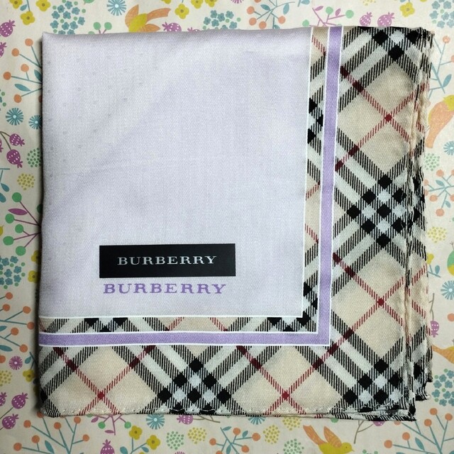 BURBERRY(バーバリー)の【未使用・レディース】バーバリー／BURBERRY『ハンカチ３枚セット』 レディースのファッション小物(ハンカチ)の商品写真