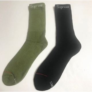 シュプリーム(Supreme)のシュプリーム　Hanes ソックス　二足セット(ソックス)