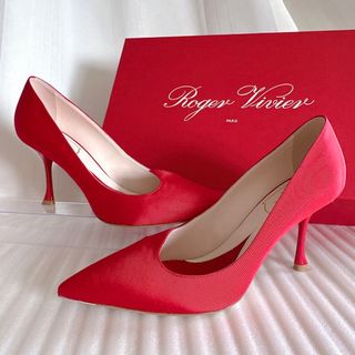 ロジェヴィヴィエ(ROGER VIVIER)のロジェヴィヴィエ　ハート　ハイヒール　パンプス　サンダル　靴　極美品(ハイヒール/パンプス)