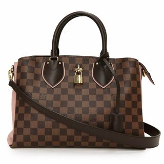 ルイヴィトン(LOUIS VUITTON)のルイ ヴィトン ノルマンディ 2WAY 斜め掛け ショルダー ハンドバッグ ダミエキャンバス トリヨンレザー ブラウン マグノリア 茶 N41488 LOUIS VUITTON（未使用　展示品）(ハンドバッグ)