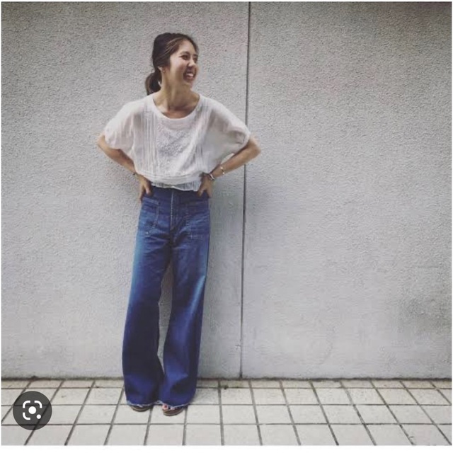 Fabiane Roux(ファビアンルー)の67nowos デニム　4pocket denim Sサイズ レディースのパンツ(デニム/ジーンズ)の商品写真