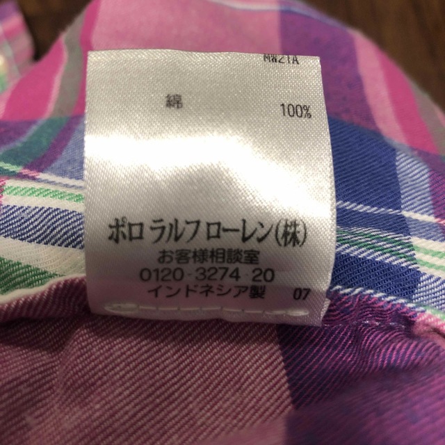 POLO（RALPH LAUREN）(ポロ)のシャツ キッズ/ベビー/マタニティのキッズ服女の子用(90cm~)(ブラウス)の商品写真