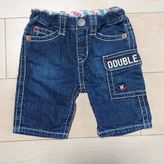 ダブルビー(DOUBLE.B)のDOUBLE.B デニムハーフパンツ 80cm(パンツ)