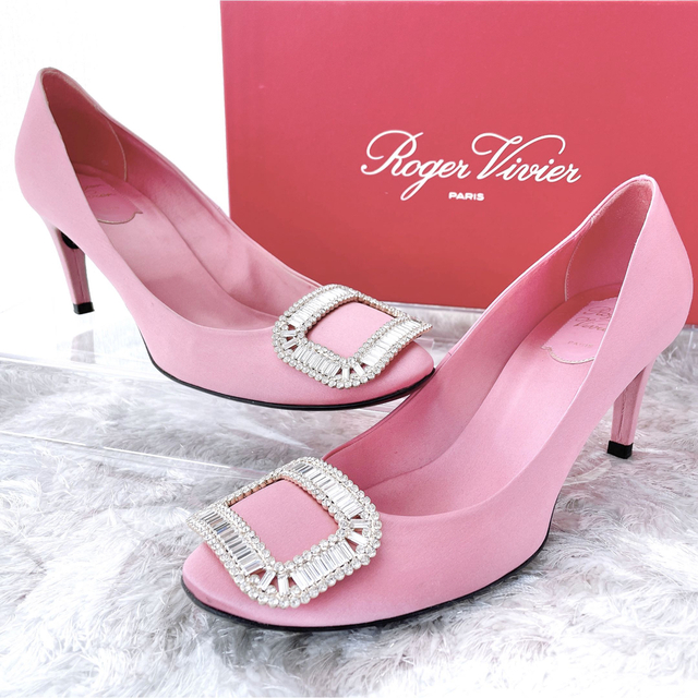 ロジェヴィヴィエ roger vivier ビジュー パンプス ハイヒール 美品