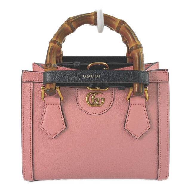 Gucci(グッチ)のグッチ バンブー ダイアナミニトート 2WAYショルダー バッグ レディースのバッグ(ショルダーバッグ)の商品写真