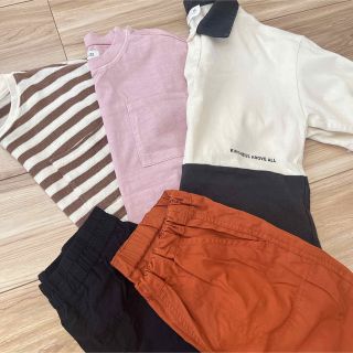 ザラキッズ(ZARA KIDS)のZARA他　男の子夏服まとめ売り5点　120cm(Tシャツ/カットソー)