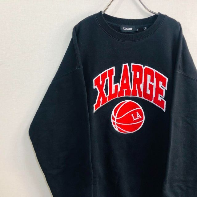 XLARGE 【即完売】エクストラージ スウェット サイズXL crewneck ブラックの通販 by yumi's  shop｜エクストララージならラクマ