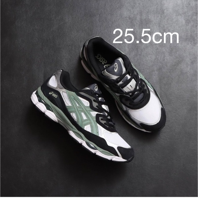 希少 asics GEL-NYC 25.5cm White/Ivy 全てのタイムセール 12539円 www