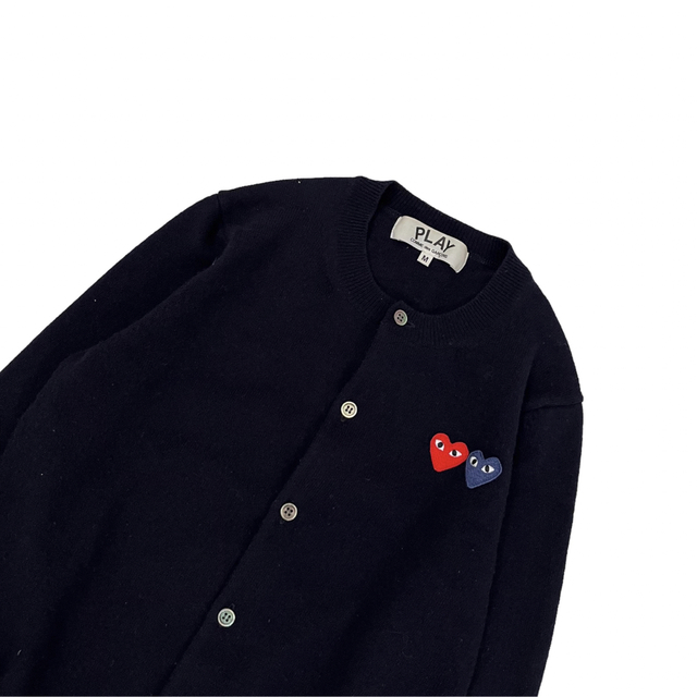 PLAY COMMEdesGARCONS】定番 ダブルハート カーディガン 最安値級価格