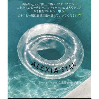 アリシアスタン(ALEXIA STAM)のアリシアスタン ノベルティ 浮き輪 新品未使用 美品 ALEXIASTAM(ノベルティグッズ)