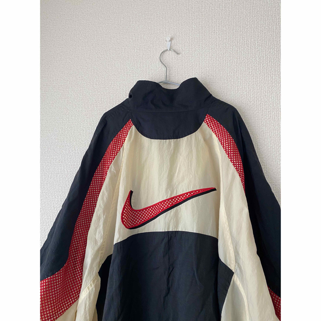 NIKE 90s 銀タグ 白タグ ナイロンジャケット ハーフジップ バックロゴ