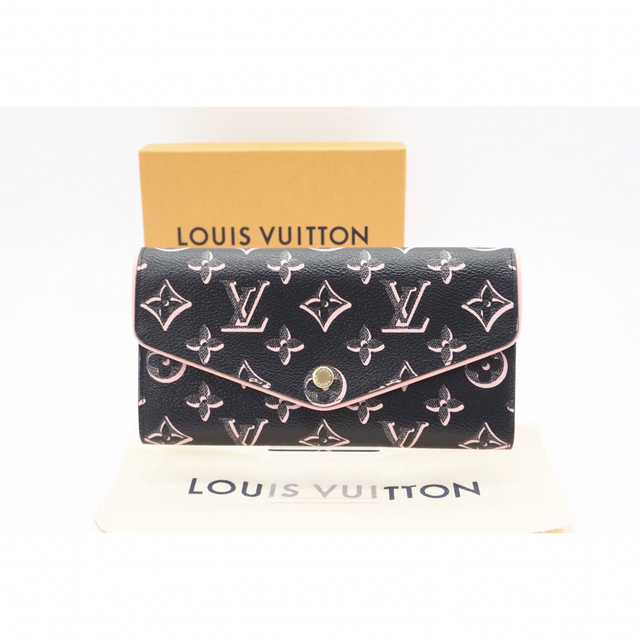 LOUIS VUITTON 二つ折り長財布 ポルトフォイユ サラ モノグラム 美