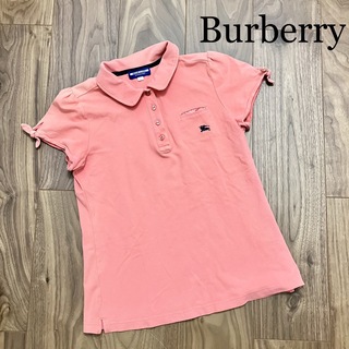 バーバリー(BURBERRY) ポロシャツ(レディース)（オレンジ/橙色系）の 