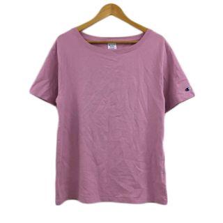 チャンピオン(Champion)のチャンピオン Tシャツ カットソー クルーネック 半袖 M ピンク 紫(Tシャツ(半袖/袖なし))