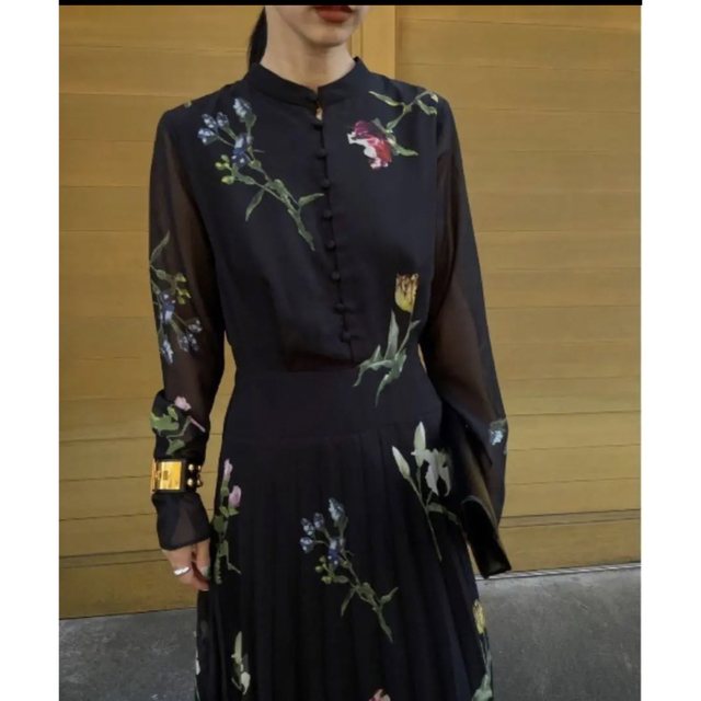 ameri vintage SOFIA PLEATS DRESS | www.beykoztipmerkezi.com