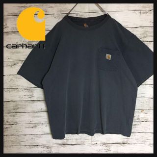 カーハート(carhartt)の【最高の色落ち】カーハート　半袖ポケットTシャツ　人気黒XLサイズ　K183(Tシャツ/カットソー(半袖/袖なし))