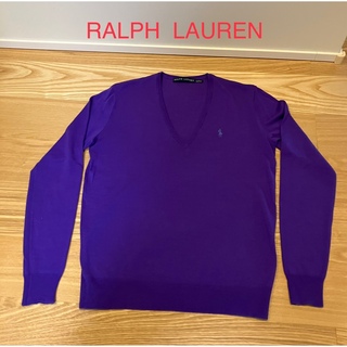 ラルフローレン(Ralph Lauren)のRALPH LAUREN 薄手Vネックセーター(ニット/セーター)
