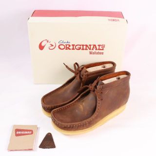 クラークス(Clarks)のClarks クラークス モカシン シューズ　ワラビー　ブラウン　7M(ブーツ)