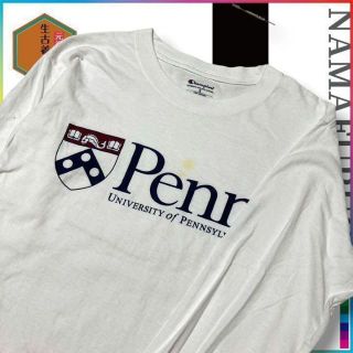 古着 Champion Penn 大学　ユニバーシティ　チャンピオン ビンテージ(Tシャツ/カットソー(七分/長袖))