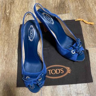 トッズ(TOD'S)の定価9万円◇TOD'S トッズ◇タッセルデザインレザーサンダル◇23.5cm(サンダル)